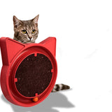 Arranhador para Gatos com Bolinha Interativa Antistress - Vermelho