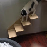 Escada De Parede Para Gato Com 4 Degraus Pet Em Mdf 15mm DP